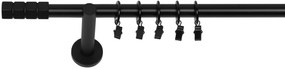 Dekodum Garniža Craft 19 mm čierna matná jednoduchá Dĺžka (cm): 140