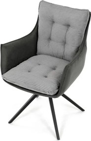 Jedálenská stolička sivá DCH-D1345 GREY2