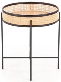 Ratanový konferenčný stolík LANIPA 50x55 cm