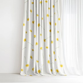 Goldea bavlnený záves - púpavy 140x150 cm