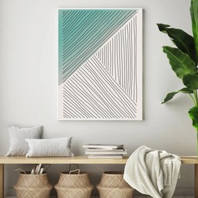 Plagát - Maľovaná abstrakcia (A4)