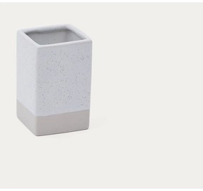 Krémový keramický téglik na zubné kefky Careli – Kave Home