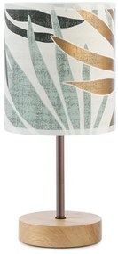 ONLI - Stolná lampa FLORA 1xE27/22W/230V 28 cm zelená/zlatá