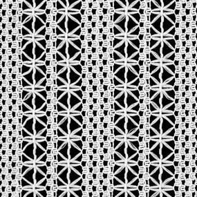 ZÁVES NA PÁSKE BONITA 140X270 CM BIELA