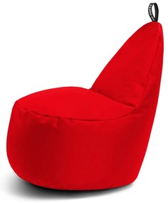 Červený sedací vak Lull XL – So Soft?