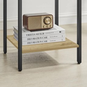 Odkladací stolík so zásuvkou TAYLOR ARTISAN 40x40 cm