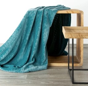 Dekorstudio Deka CINDY4 v tyrkysovej farbe Rozmer deky: 200x220cm