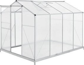 InternetovaZahrada Záhradný skleník 190 × 253 cm + základňa