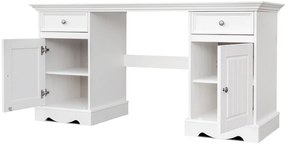PROXIMA.store - Rustikálny písací stôl 2.2 - BELLUNO ELEGANTE FARBA: biela