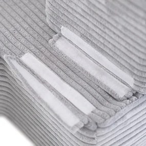 Rozkladacia detská pohovka  - sivá, prémiový menčester