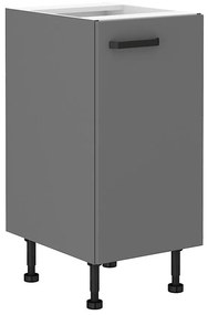 Kuchynská skrinka NESSA antracitová 40d 1f bb