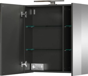 Sivá kúpeľňová skrinka 60x71 cm – Germania