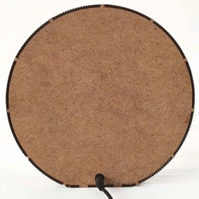 Stmievateľná drevená lampa Mandala | HEARF: HDF - Orech 20 cm 4784-115165 LED0608