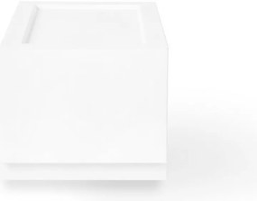 Modulárny úložný box Wave Junior Snow bez koliesok 43,4 x 27,2 x 22 cm, úzky - 1 zásuvka