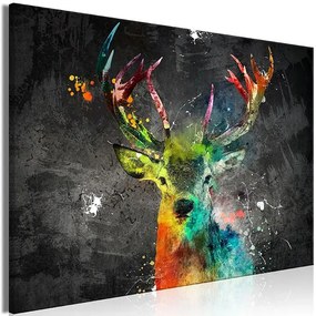 Obraz - Rainbow Deer (1 Part) Wide Veľkosť: 120x80, Verzia: Premium Print