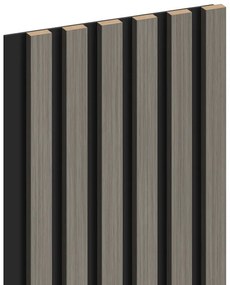 Mexen Lam-B, akustické stenové lamely 275 × 30 cm, HDF doska 4 mm, technická dyha, dub oceľový, S100-275307-3015-006