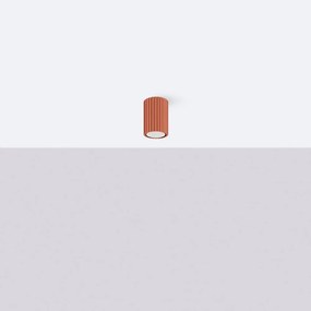 Bodové svietidlo v tehlovej farbe Gleam – Sollux