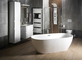 Aqualine Aqualine, DOURO voľne stojaca vaňa 180x80cm, biela, E1880