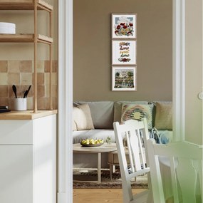 Obrazy v súprave 3 ks 30x30 cm Sweet Home – Styler