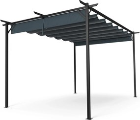 Blumfeldt Pantheon Robust Pergola, 3x4 m práškovo lakovaná oceľ odolná voči poveternostným vplyvom