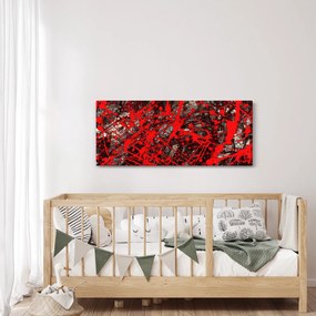 Obraz - Expresívne abstrakcie (120x50 cm)