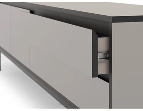 Sivo-béžový TV stolík 180x55 cm Lorenza – Marckeric