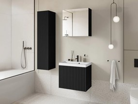 Kúpelňový nábytok Damysos I, Farby: čierny grafit, Sifón: bez sifónu, Umývadlová batéria: Maro Blo 020M