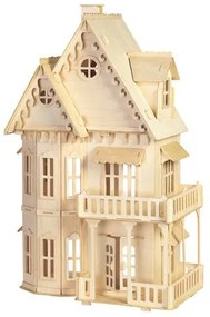 Woodcraft Drevené 3D puzzle gotický dom