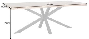 Jedálenský 43104 200x100cm Masív drevo Dub  - Komfort-nábytok