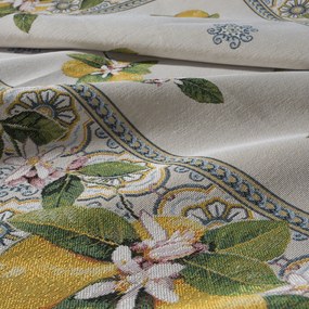 GOBELÍNOVÝ OBRUS LEMON 140X180 CM VZOROVANÝ