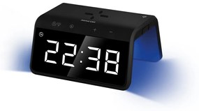 Sencor SDC 7900 Qi hodiny s nabíjačkou, čierna
