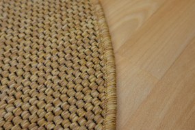 Timzo, Kusový koberec Nature terra kruh, 300x300 (priemer) kruh, oranžová, chodba / predsieň