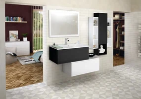 Sapho Sapho, ESPACE skrinka 35x78x32cm, 1x dvierka, ľavá/pravá, biela lesk, ESC630-3030