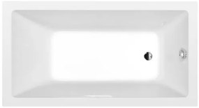 Obdĺžniková vaňa Polysan Noemi 160x80 cm akrylát ľavá aj pravá 71722, 1 ks
