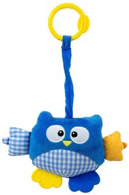 Závesná plyšová hračka Cutie owl 2881 modrá