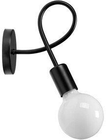 Toolight - Nástenná kovová lampa na stenu PARADISE 1xE27 60W 392199, čierna, OSW-04008