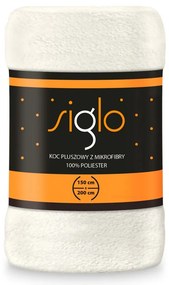 deka z mikrovlákna SIGLO 150x200 cm 240g/m2 krémovo biela
