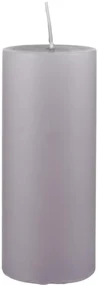 Fialová stĺpová sviečka DUSTY LILAC 15 cm