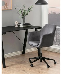 Sivá kancelárska stolička Actona Nora