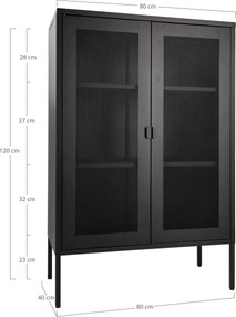 Skrinka Melsalia (čierna). Akcia -15%. Vlastná spoľahlivá doprava až k Vám domov. 1147156