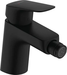 Hansgrohe Logis, páková bidetová batéria 70 s odtokovou súpravou s tiahlom, čierna matná, HAN-71204670