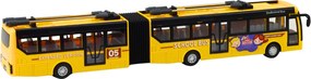 LEAN Toys Školský kĺbový autobus trolejbus RC 1:32 žltý
