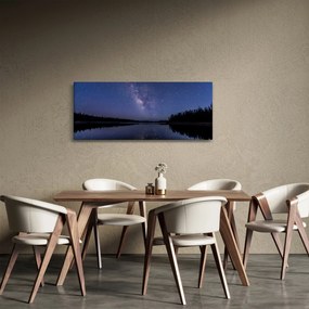 Obraz nočnej oblohy (120x50 cm)
