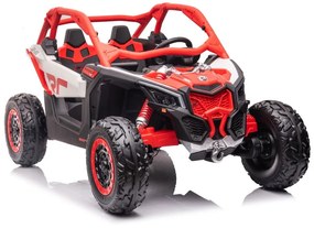 LEAN CARS  ELEKTRICKÉ AUTÍČKO Can-am RS DK-CA001 - ČERVENÁ - 2x240W - BATÉRIA - 2x24V7Ah - 2024