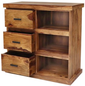 furniture-nabytek.cz - Komoda drevená z palisandra 90x90x35