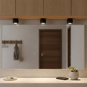 Nástenné svietidlo Flare, 1x čierne kovové tienidlo, b