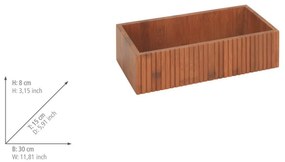 Bambusový úložný box v prírodnej farbe 30x15x8 cm Mera – Wenko