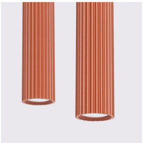 Závesné svietidlo v tehlovej farbe Gleam – Sollux