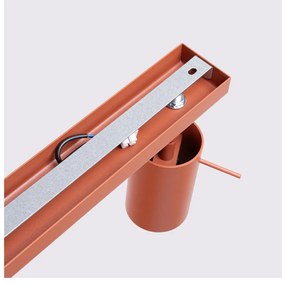 Bodové svietidlo v tehlovej farbe 6x117 cm Etna – Sollux