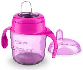 Tréningová detská fľaša Philips Avent 200 ml 6m+ Farba: ružová